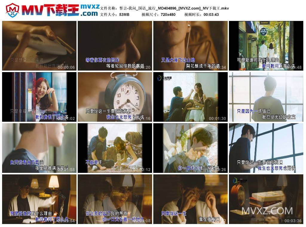 誓言-我问_国语_流行_MD404896